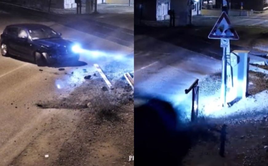 Stravičan snimak iz BiH: Autom se zabio u rampu na pružnom prijelazu