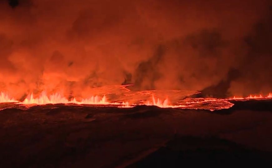 Vulkan na Islandu ponovo eruptirao: Pogledajte snimke