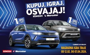 Konzum i Mercator kupcima poklanjaju automobile Opel Mokka i Opel Crossland