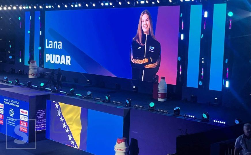 Lana Pudar je imala fantastičnu podršku u Dohi: Na tribinama se našla i zastava BiH