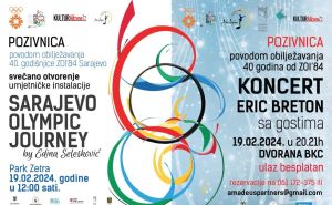 40 godina Olimpijade: Ne propustite Sarajevo Olympic Journey i koncert Erica Bretona s prijateljima
