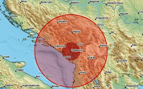 Zemljotres u Crnoj Gori: 'Kao da je puklo'
