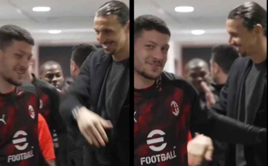 Zlatan Ibrahimović 'šamarom' pozdravio Luku Jovića: 'A zato je on proigrao'