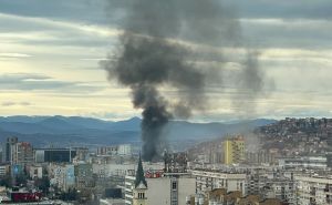 Požar u Sarajevu, vatrogasci na terenu