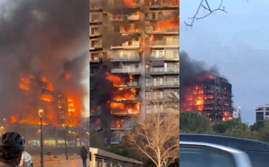 Haos u Španiji: Gori zgrada od 14 spratova