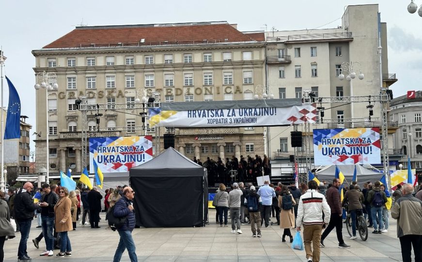 Iz Zagreba poslane poruke podrške: "Ukrajina brani slobodu i demokratiju zapadnih zemalja"