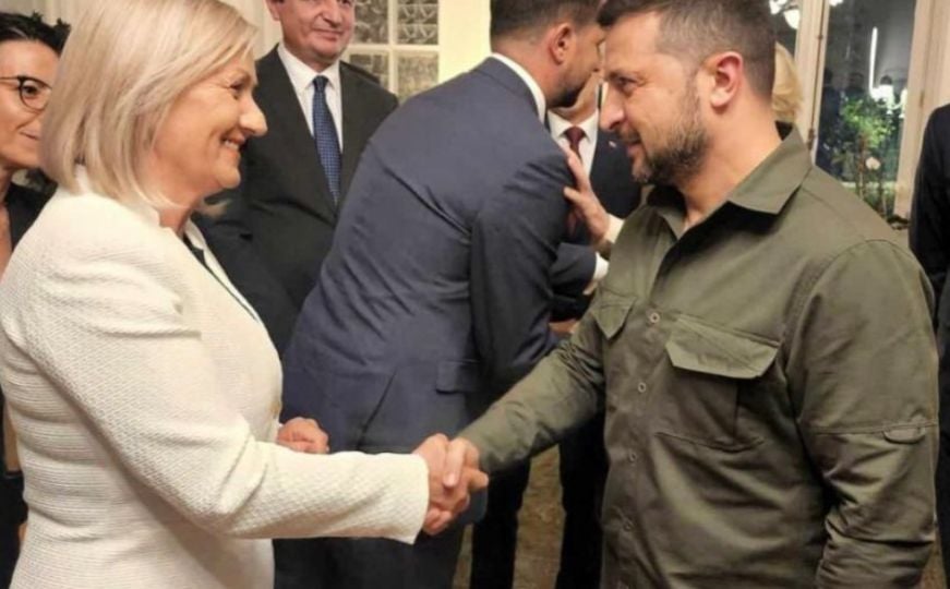 Volodimir Zelenski zahvalio Borjani Krišto: "Hvala vam što stojite uz Ukrajinu"