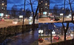 Kiša stvorila probleme i u Sarajevu: Dijelovi glavne gradske saobraćajnice pod vodom