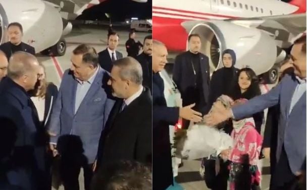 Dodik ponosno dočekao Erdogana na aerodromu u Antaliji: Srdačno smo razgovarali