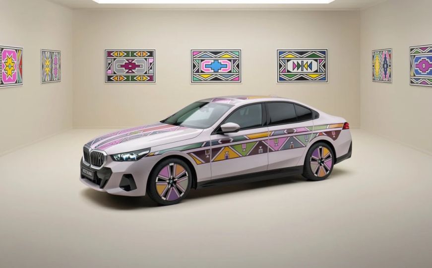 Ovo je BMW i5 Flow Nostokana: Novi model među 'art' automobilima