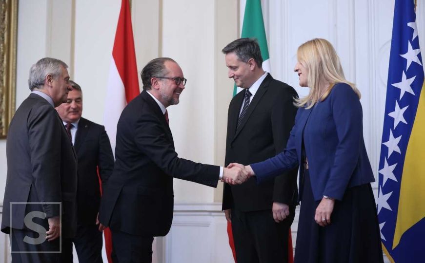 Ministri Italije i Austrije bili u Predsjedništvu BiH: Poznato šta je bila tema sastanka
