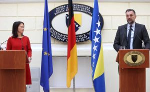 Konaković na pressu sa Baerbock: 'Putovanje Dodika u Moskvu je slika kakvu smo već vidjeli'