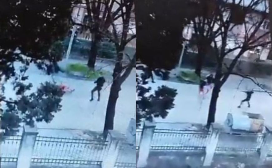 Uznemirujući prizori: Objavljen snimak tučnjave ispred mostarske škole