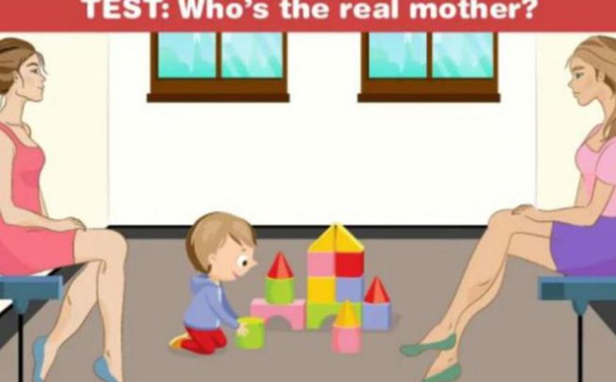 Možete li pogoditi ko je majka djeteta na ilustraciji? Odgovor puno otkriva o vama