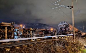 Nesreća kod Mostara: Pet vagona iskočilo iz šina i prevrnulo se
