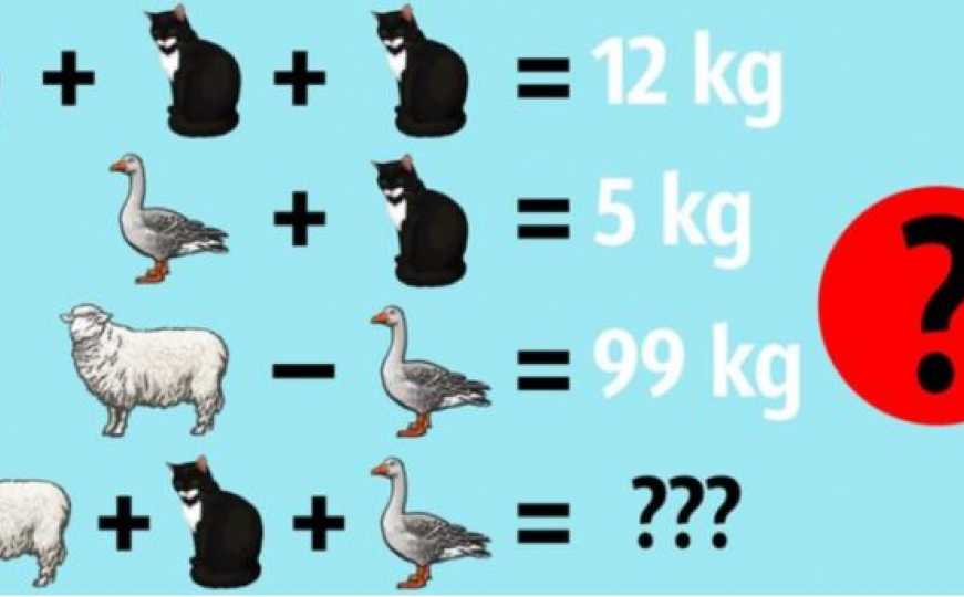 Matematička mozgalica za pametne: Možete li riješiti ovu jednačinu?