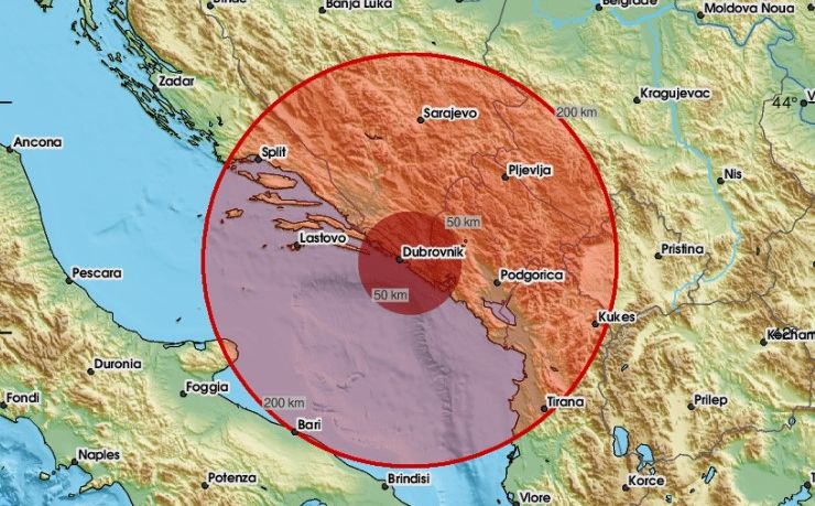 Snažan zemljotres pogodio Crnu Goru, osjetio se i u Bosni i Hercegovini