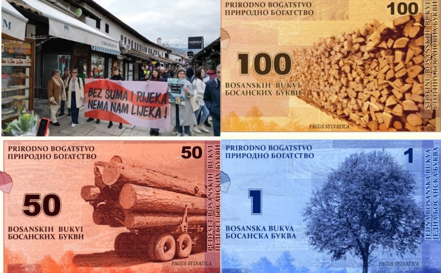 Sjajna kampanja: Sumnjive novčanice na ulicama Sarajeva za kupovinu prirodnih resursa