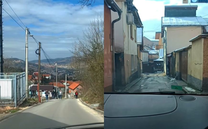 Snimak koji je nasmijao brojne Sarajlije: Kako izgleda vožnja sarajevskim mahalama?