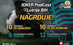 Osvoji dresove i polusezonske ulaznice u Joker Podcast-u Lutrije BiH