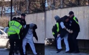 Pogledajte snimak hapšenja u Sarajevu: Muškarac pružao otpor, policija primijenila silu