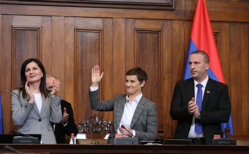 Ana Brnabić izabrana za predsjednicu Narodne skupštine Srbije   