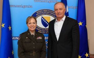 Helez ugostio komandanticu NATO štaba Sarajevo McGaha: Danas je važan dan za BiH