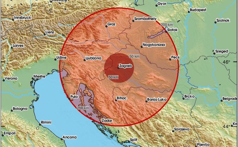 Novi zemljotres u Hrvatskoj: 'Bome se osjetilo'