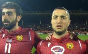 Greška ili provokacija? Zastava Kosova na grudima nogometaša Armenije stajala okrenuta naopako