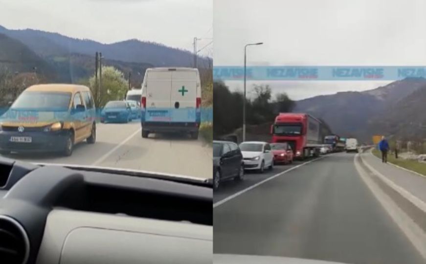 Pogledajte kilometarske kolone prema Zenici: Nastao saobraćajni kolaps, poznat i razlog