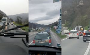 Obustavljen saobraćaj na magistralnom putu Nemila-Topčić Polje: Vozači u koloni čekaju po 3 sata