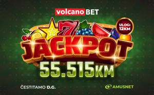 Osvojen je Amusnet casino jackpot u vrijednosti od 55.515 KM