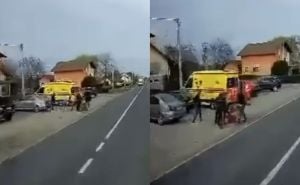 Kamera snimila užasan napad na radnika Hitne pomoći: 'Dvojica pijanih udaraju našeg kolegu na podu'
