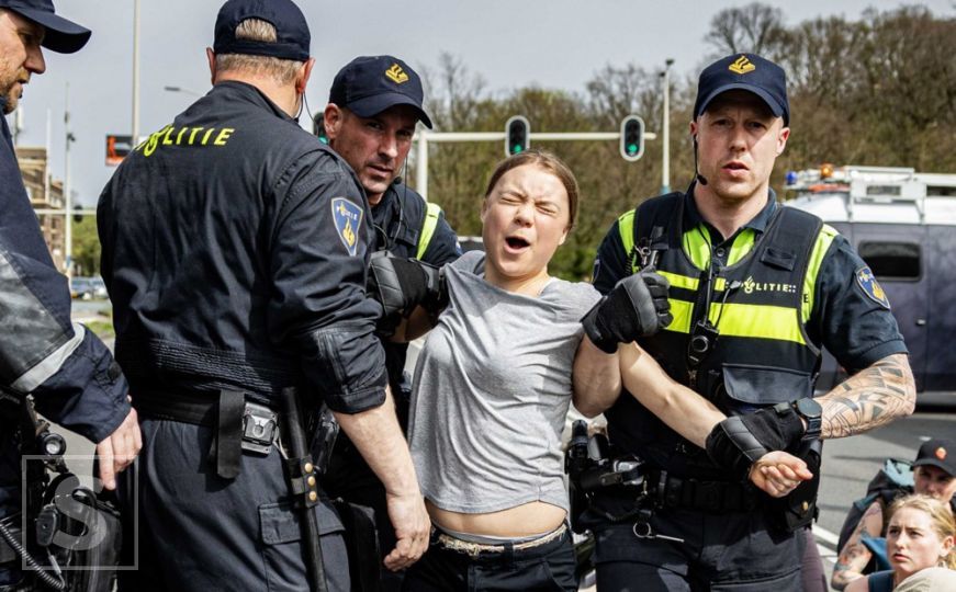 Policija privela klimatsku aktivistkinju Gretu Thunberg