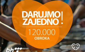 BH Telecom i Pomozi.ba u akciji „Darujmo zajedno“: 120 hiljada obroka za ugrožene porodice