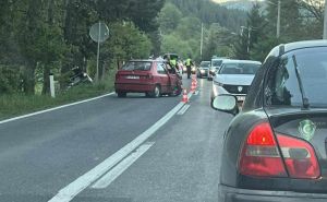 Udes kod Sarajeva: Jedna osoba povrijeđena, gužve u saobraćaju