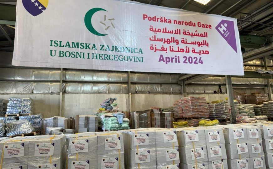 Iz Ammana ispraćen konvoj humanitarne pomoći Islamske zajednice za Gazu