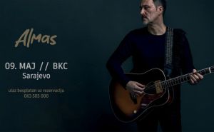 Almas nastupa u sarajevskom BKC-u 9. maja