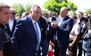 Pogledajte dolazak Milorada Dodika i Miloša Lukića u Sud BiH