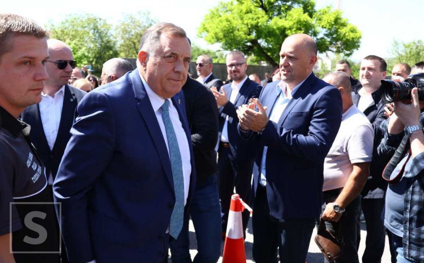 Pogledajte dolazak Milorada Dodika i Miloša Lukića u Sud BiH