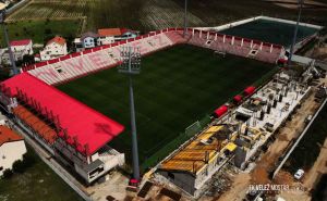 Nastavljeni radovi na južnoj tribini stadiona 'Rođeni': Pogledajte kako sada izgleda dom FK Velež