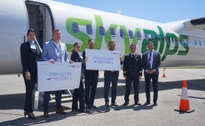 Krenuli prvi letovi italijanske kompanije Sky Alpsa iz Mostara