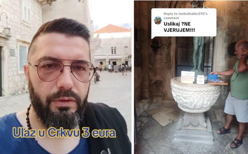 Iz BiH otišao na odmor u Hrvatsku, pa mu naplatitili ulaz u crkvu 6 KM