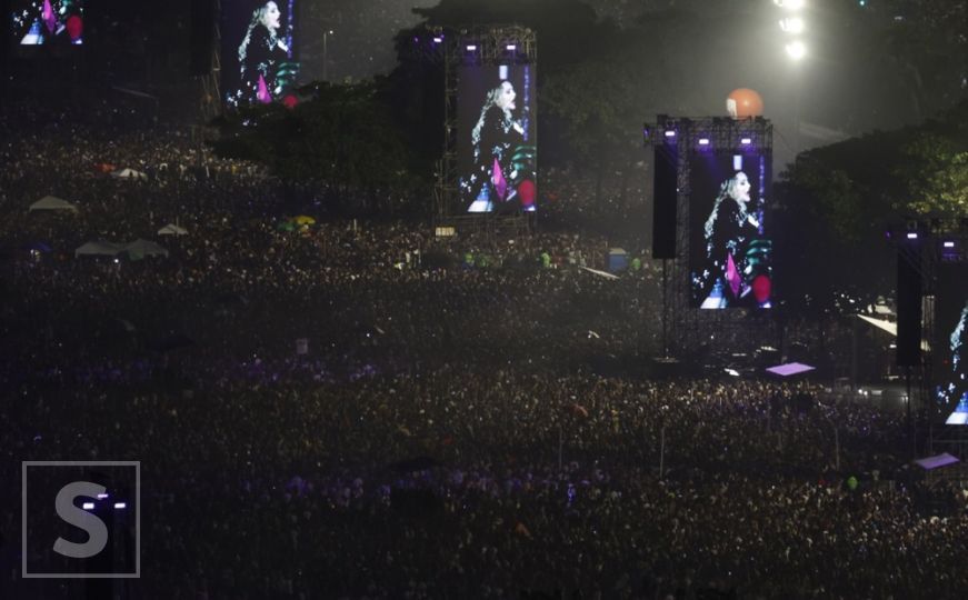 "Kraljica popa" priredila spektakl: Više od milion ljudi posjetilo Madonnin koncert na Copacabani