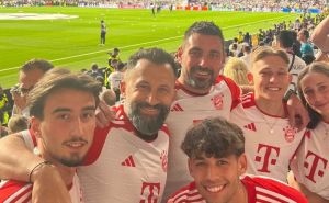 Hasan Salihamidžić sa djecom i prijateljima bodrio Bayern na Bernabeu
