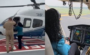 Pogledajte kako je predsjednica Kosova Vjosa Osmani prvi put upravljala helikopterom u SAD