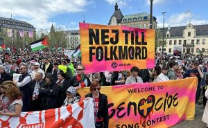 Desetine hiljada ljudi na ulicama Malmea: Protesti protiv učešća Izraela na Eurosongu