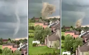 Zastrašujuća snimka iz Amerike: Jaki tornado uništavao sve što mu se našlo na putu