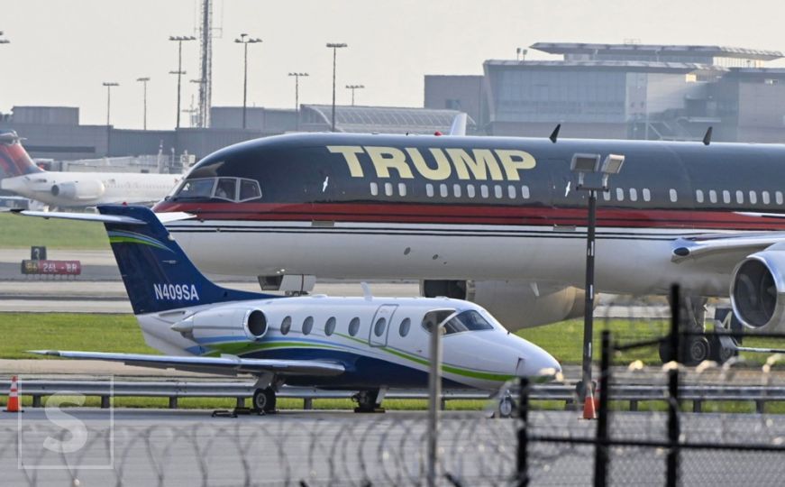 Incident na aerodromu: Trumpov avion vrijedan 100 miliona dolara zabio se u parkiranu letjelicu