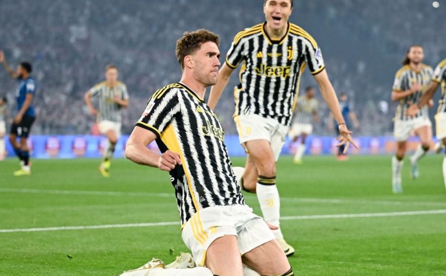 Dušan Vlahović heroj 'Stare dame': Juventus osvojio kup Italije